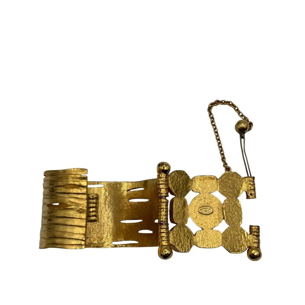 Chanel Fall 1997 CC Gripoix Cuff
